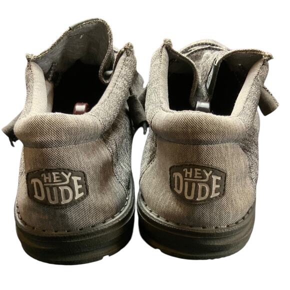 Hey Dude Wally Sport Knit Charcoal Men’s Slip On Shoes Size 13 Lightweight main image 4